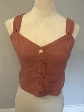 Abercrombie And Fitch Crop Top. Mauve /pink Size Medium.